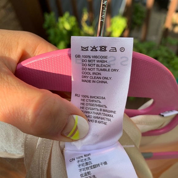 Reiss blush pink satin midi dress - Picture 6 of 6